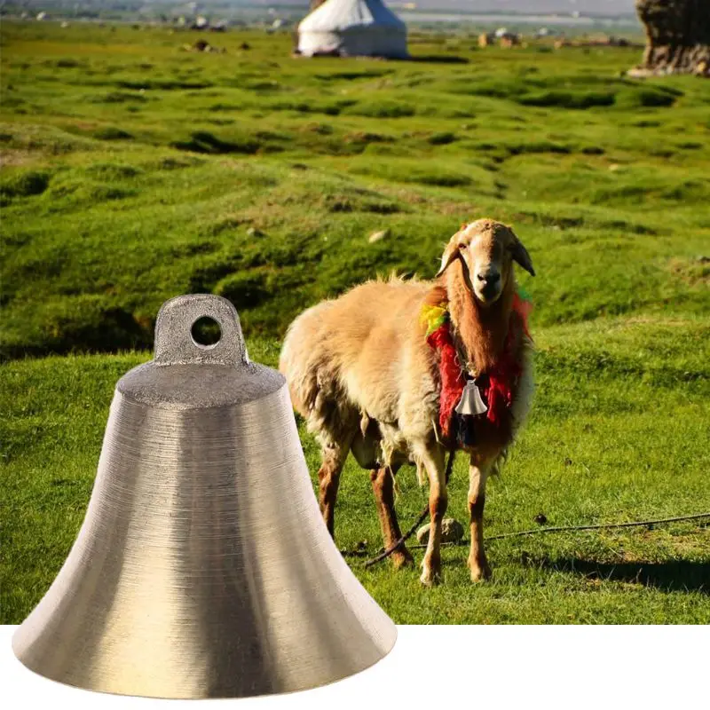 Cattle Cow Bell Horse Sheep Grazing Bell Farm Animal Dog Anti-Lost Loud Bell Animal Super Loud Brass Bell Decorations