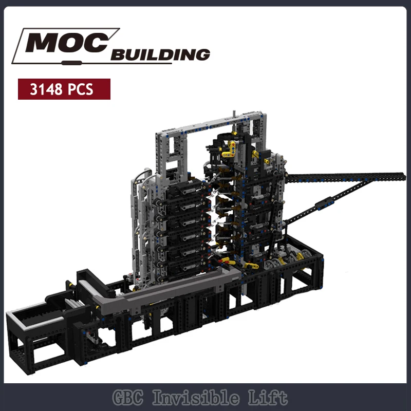 

Модуль GBC Невидимый подъем MOC, строительные блоки, креативный мотор, технология разборки больших шаров, кирпичи, сборка своими руками, игрушки, подарки