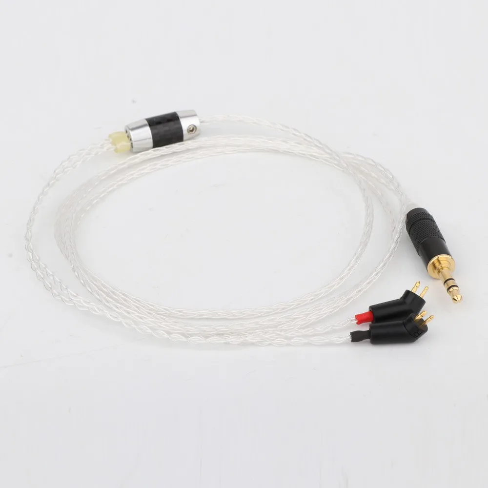 High Quality Hi-End 8 Cores 7N OCC Silver Plated Headphone Upgrade Cable For ER4P ER4B ER4S Headphones