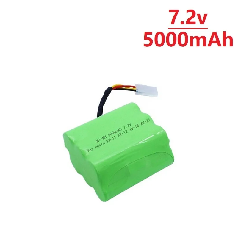 Aktualizacja 5000mAh 7.2V baterii na Neato XV21 XV11 XV12 XV14 XV15 zamiatarka odkurzacze Ni-MH 7.2v akumulator