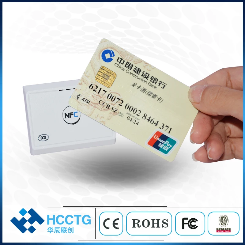 

Wireless Contactless 13.56MHz NFC Reader Bluetooth Android RFID Mobile Card Reader Writer ACR1311