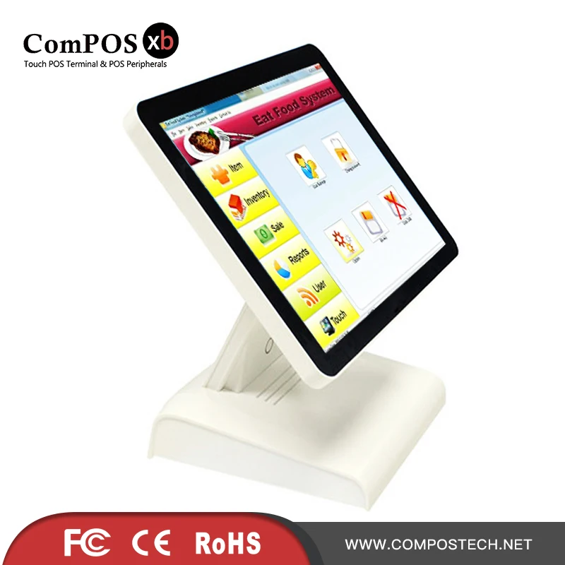 

Pos factory 15 Inch POS terminal commercial Point of Sales For Retail/Restaurant Small Business