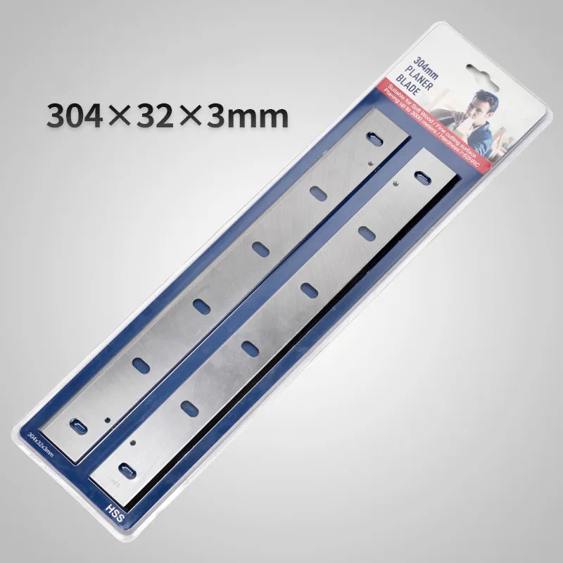 2 Pcs/set Tebal Kayu Planer Blade Kayu Baja Kecepatan Tinggi Kayu Kayu Lunak Datar Blades untuk LIVTER Planer