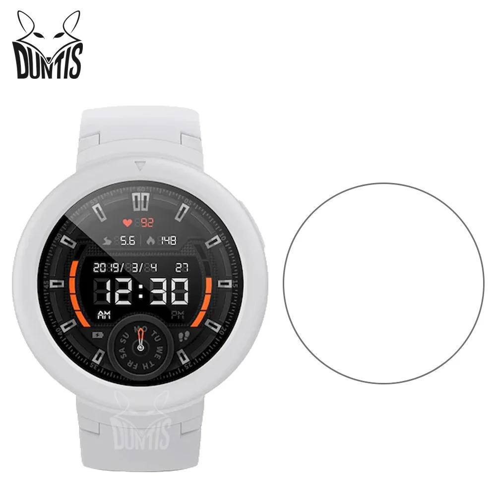 For Amazfit Verge Lite Tempered Glass Screen Protector For Huami Amazfit Verge Lite Smart Watch Anti-Scratch Clear Film Cover