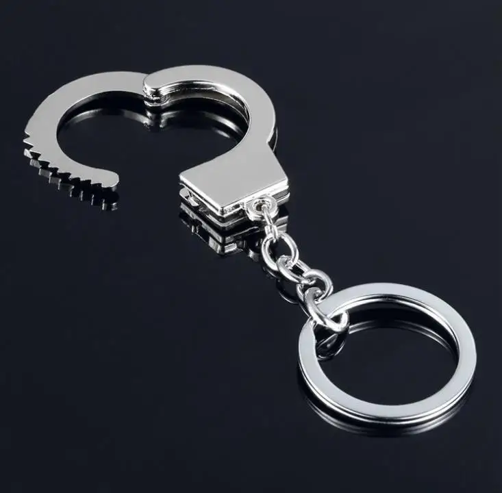 100 pieces/lot New Arrival Gift Key Chains Keychain Keyfob Keyring Handcuffs key chains SN869