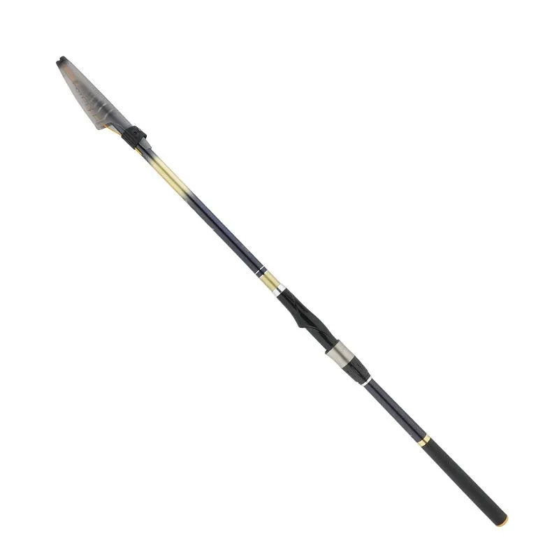 Telescopic Carbon Fishing Rod 4.5m 5.4m 6.3m Ultralight Rock Fishing Rod Travel Spinning Fishing Rod Throwing Surfcasting Pole