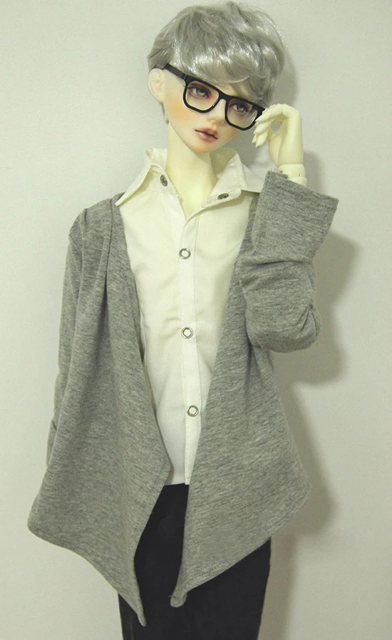 

G10-320 1/4 1/3 Uncle SSDF POPO68 SD BJD MSD doll baby clothes wrinkled shoulders open hanging casual shirt 1pcs