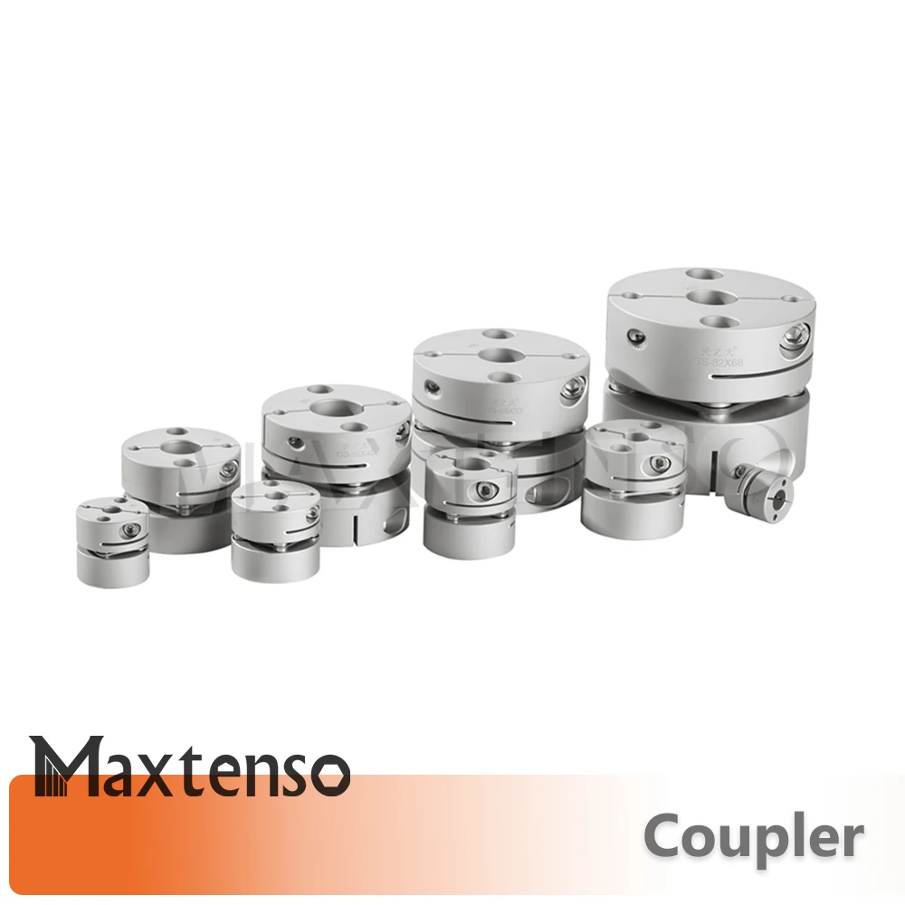 MAXTENSO GS – pince à diaphragme en alliage d'aluminium, série D26 L26, accouplement d'arbre Flexible pour servomoteur, Center CNC de 14mm