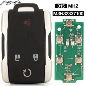 Jingyuqin Fernbedienungsauto Key 315MHz für Chevrolet Colorado Silverado Vorstadt Tahoe GMC Canyon Sierra Yukon 2014-2019 4/6BTN 6 Hauptverkaufskontrolle GM - №3