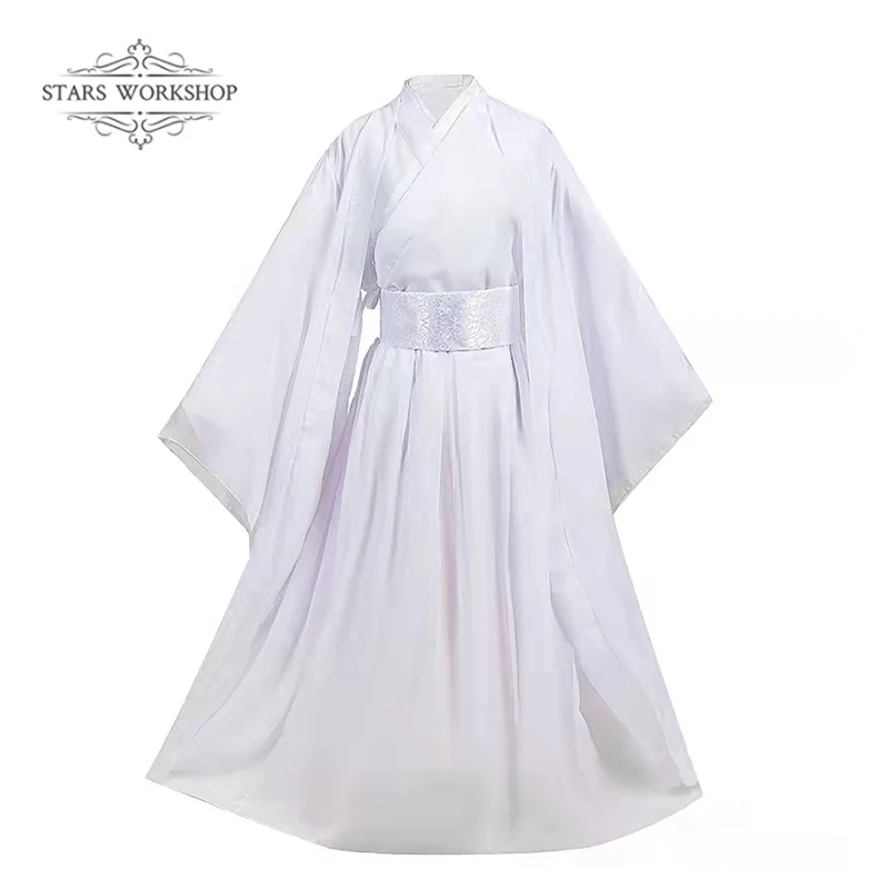 Tian Guan Ci Fu Xie Lian Cosplay Costume Xie Lian Cosplay White Han Fu Anime Outfit Unisex Costumes Cosplay Props