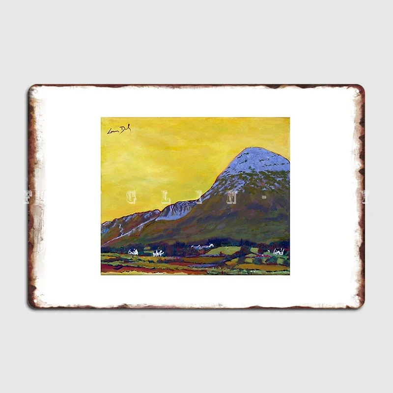 

Croagh Patrick Mayo Metal Plaque Poster Club Home Home Classic Plaques Tin Sign Posters