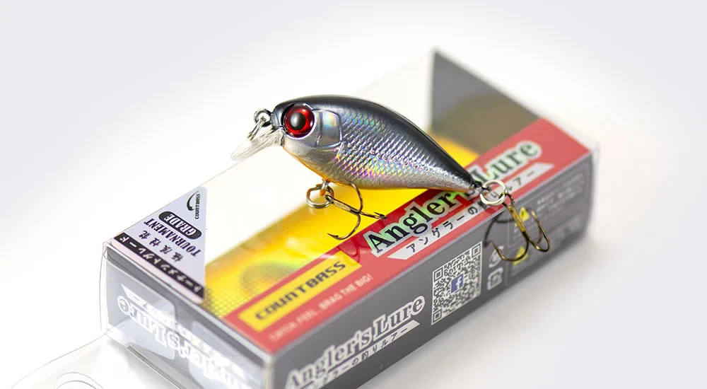 Countbass-Kurbelköder mit VMC-Haken 36 mm 1-3/8 Zoll 4 g 1/8 oz. Dive 0,4–1,2 m Hard Body Diver Angelköder Wobbler Hardbait – Detail 22