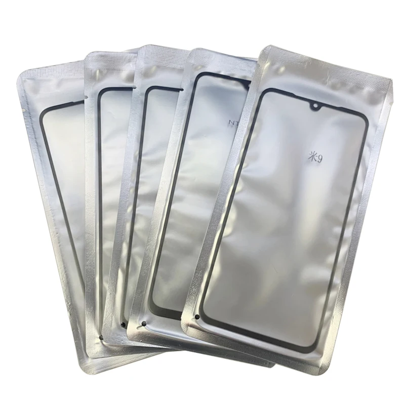 5Pcs Front Outer Glass Lens Touch Panel Cover For Xiaomi Mi 9 9T 9Lite 10T 10i 11X A2 A3 Poco F1 X2 Glass Lens with OCA