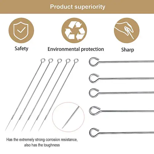 Imagen 2 del producto Kit de agujas de tatuaje desechables para Artista de tatuaje, tamaño 3RL, 5RL, 7RL, 9RL, 11RL, 3/5/7/9/11RT