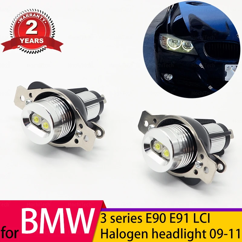 High Power Daytime Light Long Lasting Life 328i 335i 20W angel eyes LED Marker for BMW 3 series E90 E91 LCI gen Headlight