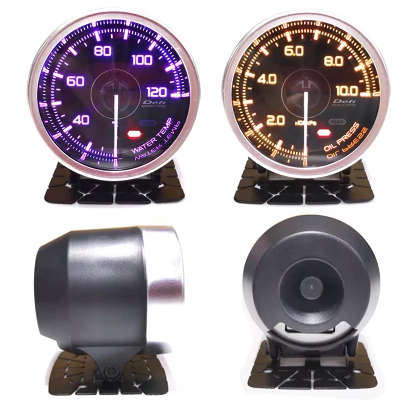 Def* A1 60MM Boost-Gauge  Water Temp OIL Pressure Oil Temp IN-MF Press Tachometer Meter with 7 colors Universial Car Accessiores