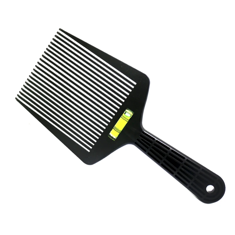 

Extra Big Flattoper Comb Large Wide Fork Flat Combs with Balance Ruler Flat Topper Styling Hair Brushes Hairdressers Tool UN997