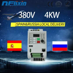 VFD 380 4KW AC 380V 1.5kW/2.2KW/4KW/5.5KW/7.5KW napęd o zmiennej częstotliwości 3 fazy falownik do kontroli prędkości silnika falownik VFD