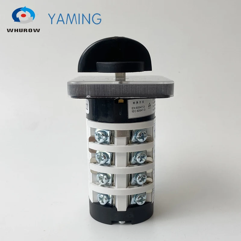 Yaming Electric control switch 4 knots 20A 0-6 position Universal changeover rotary cam switch interruptor HZ5B-20/4