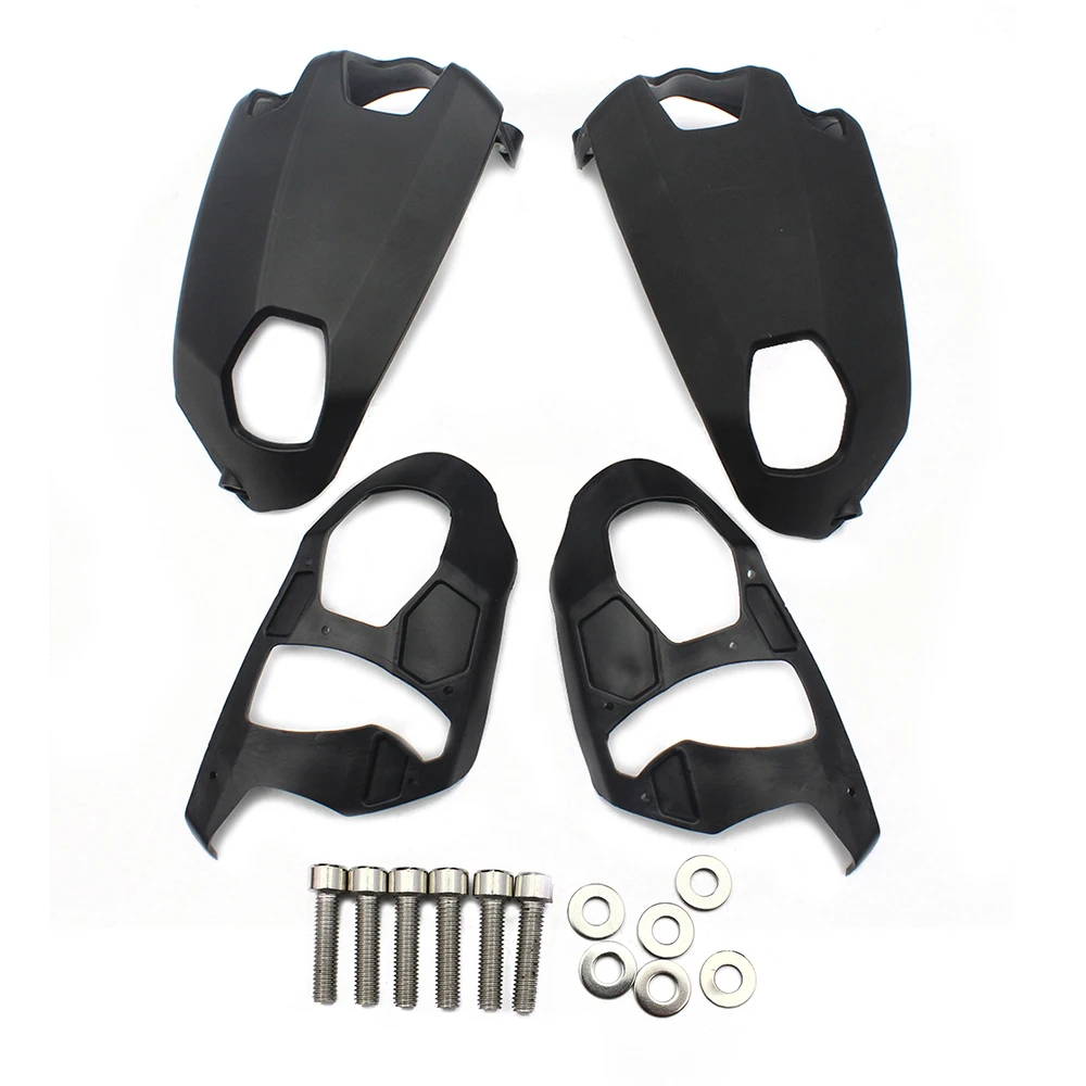 

Cylinder Guards Falling Protector Engine Cover For BMW R NineT 2014-2020 R1200GS 2010-2012 Motorcycle Black ABS Plastic