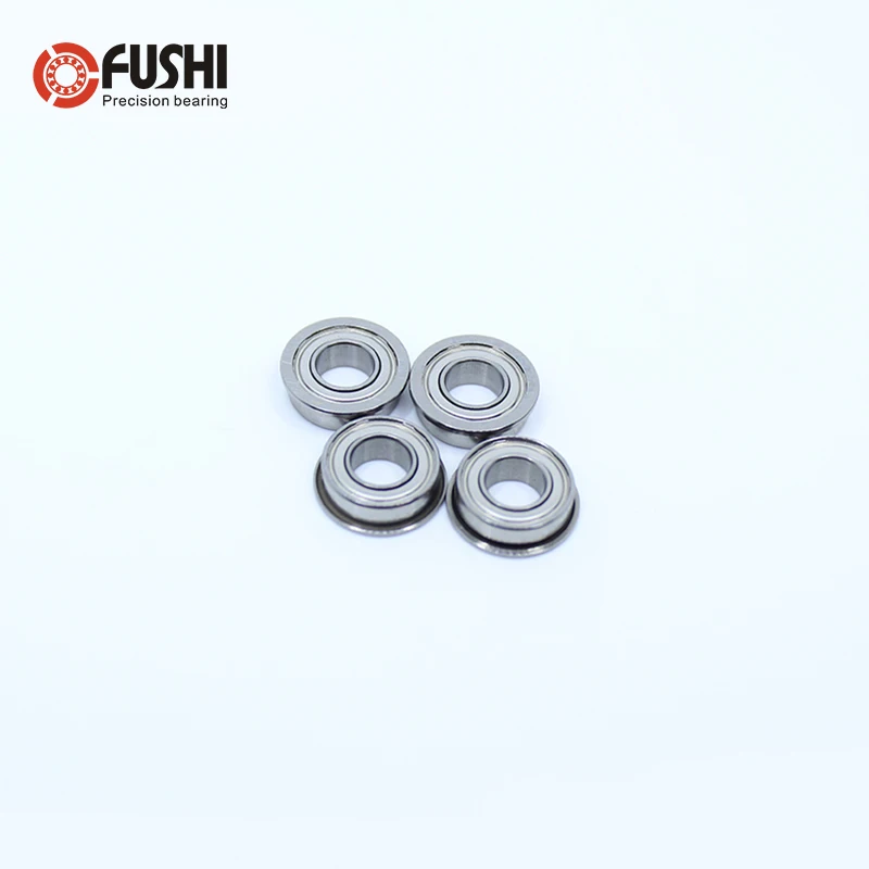 SMF115ZZ Flange Bearing 5*11*4 mm ( 10 PCS ) Double Shielded Stainless Steel Flanged SMF115 Z ZZ Ball Bearings SMF115Z MF115