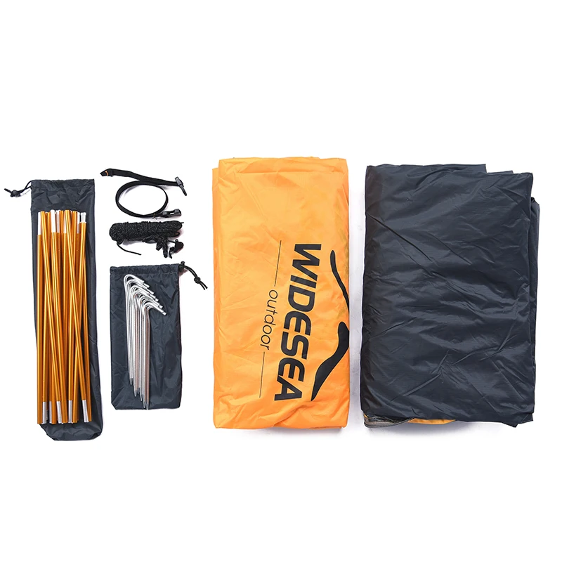 Widesea Camping Tent Tourist 2 Person Winter Tent Outdoor  4 Season Aluminum Rod with Snow Skirt