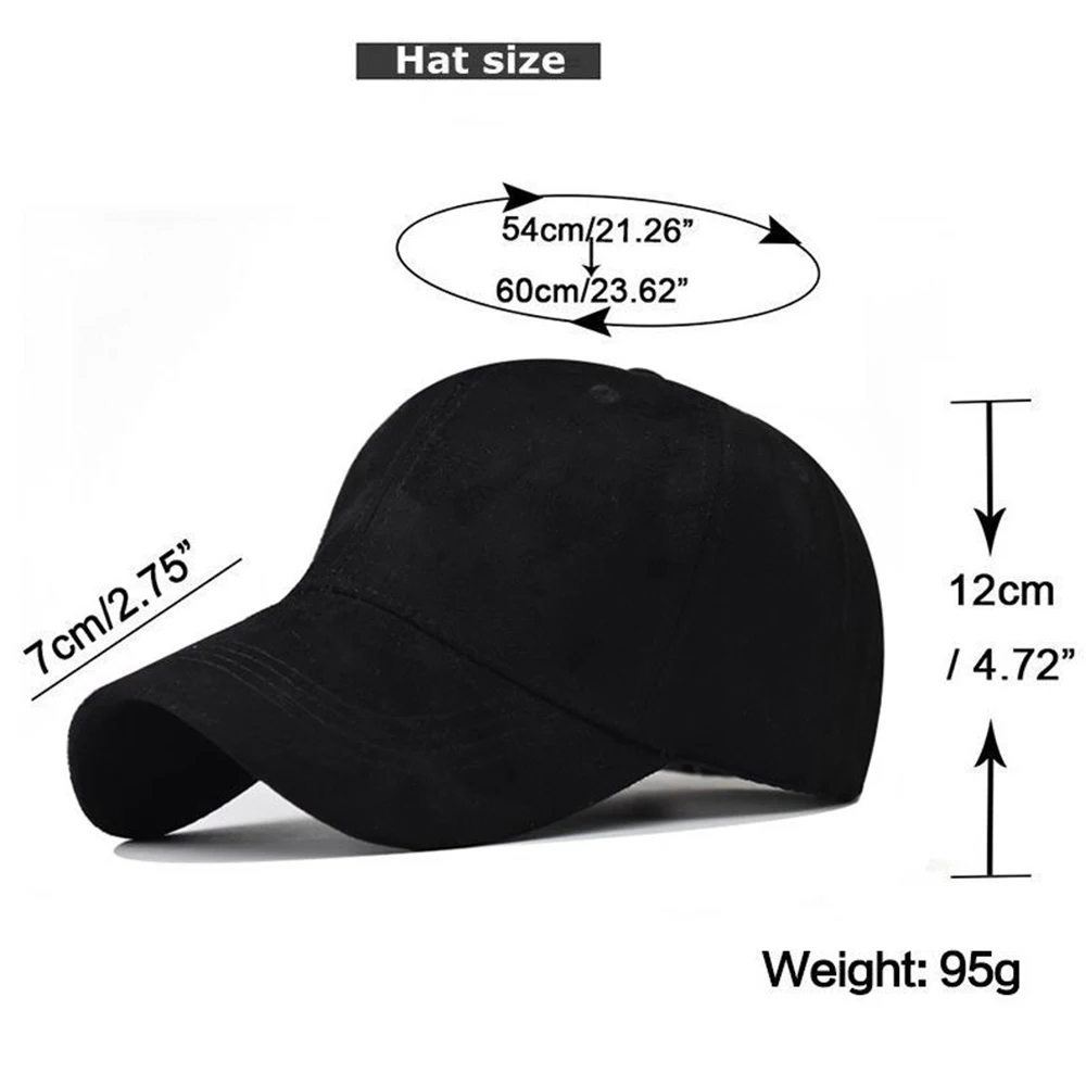 FS Winter Warm Suede Baseball Cap For Men Luxury Brand Orange Green Women Hat Windproof Curved Brim Trucker Caps Casquette Homme