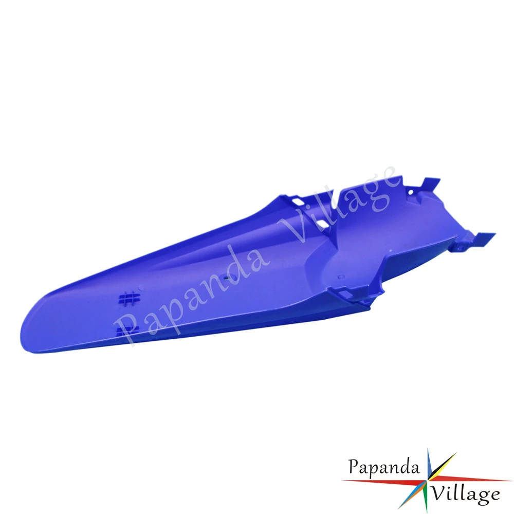 Blue Plastic Rear Fender Motocross Off Road Tail Mudguards Protector Universal for YAMAHA YZ YZF WR TTR 50 85 110 125 250 450
