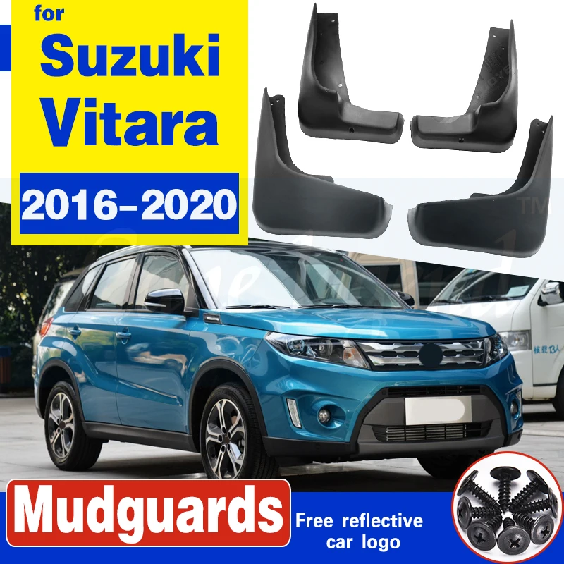 Car styling Splash Guards Mud Guards Mud Flaps FIT FOR 2016-2020 Suzuki Vitara Escudo Fender 4pcs/set 2017 2018 2019