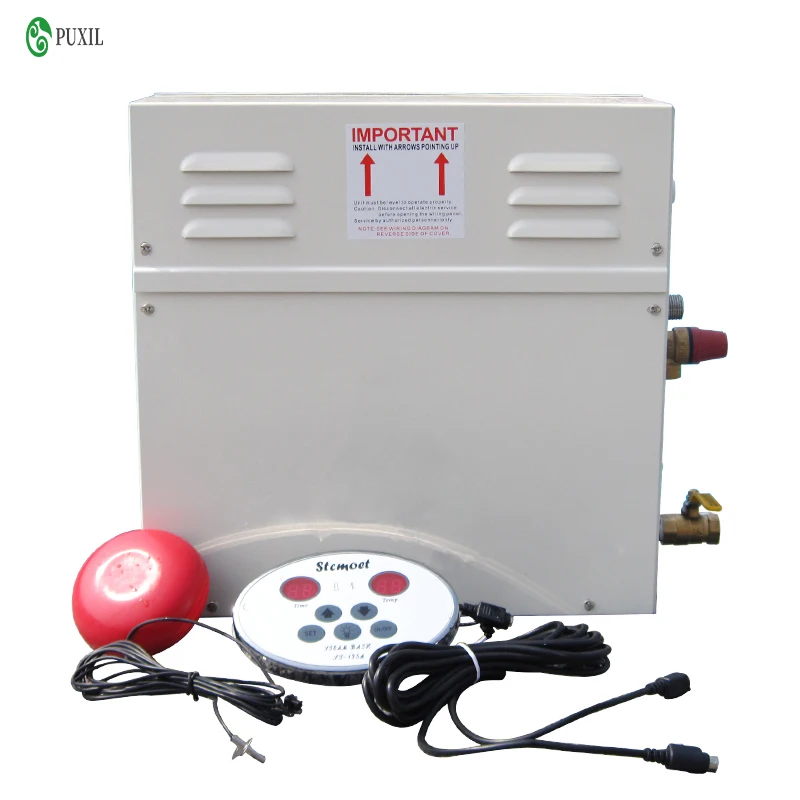 6KW 220V/380V Sauna Machine Steam Bath Generator Weight Loss Spa Relaxes Tired Steam Bathroom ST-60