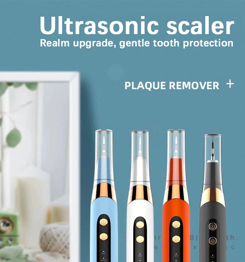 NEW Electric Sonic Dental Calculus Scaler Plaque Stains Cleaner Remova Oral Teeth Tartar Removerl Teeth Whitening with LED