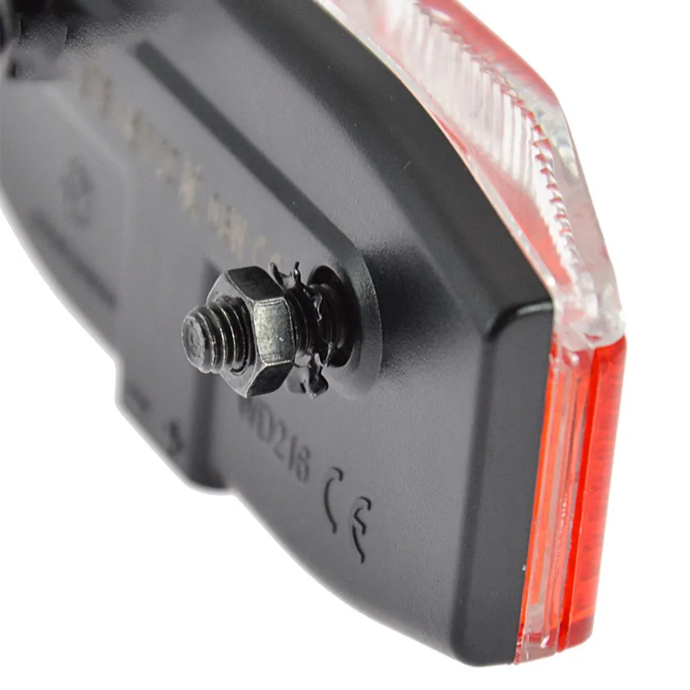 6V-48V Ebike TailLight Electric Bicycle LED Rear Light Lamp Waterproof Universal Night Riding Warning Tail Light