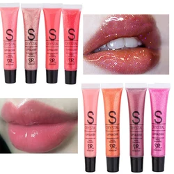 De labios reluciente brillo 12 colores impermeable de larga duración Nude crema hidratante brillo espejo labio esmalte Sexy labios maquillaje cosmético