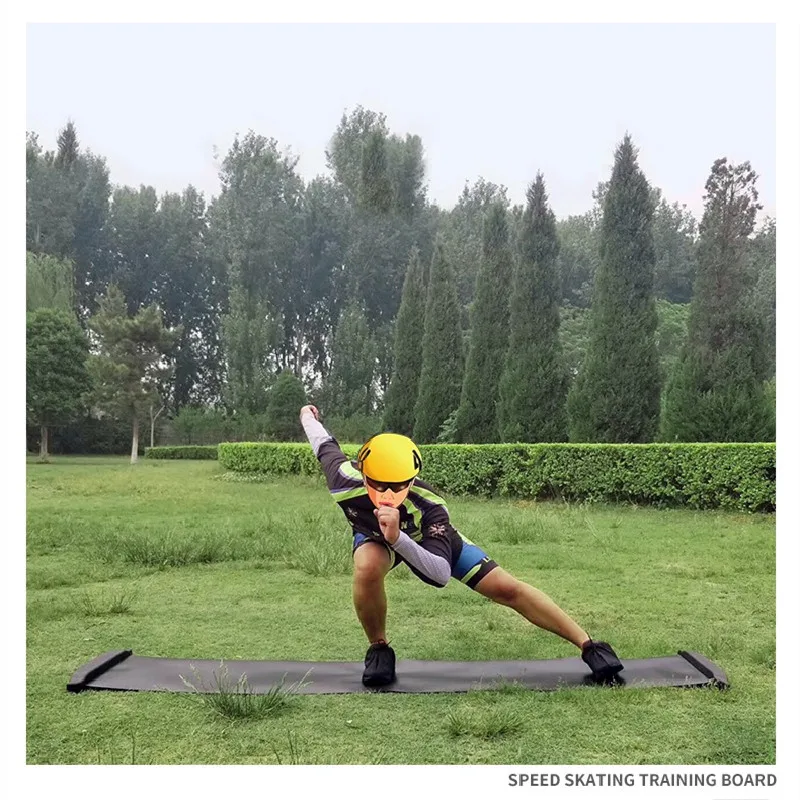 Placa deslizante infantil, treinamento em linha para patinação de velocidade, placa deslizante suave com exercício de gestos de postura de crianças