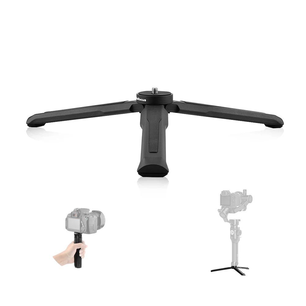 Aluminum Camera Desktop Tabletop Tripod Stand for MOZA DJI ZHIYUN FeiyuTech Hohem Gimbal Stabilizer Extended Handle Grip Tripod