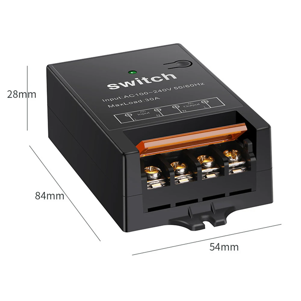 Switching Power Supply Voltage Protection Relay Remote Control Switch AC100V-240V 30A Remote Controller For Led Lights Switch