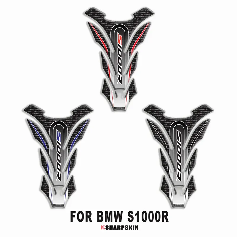 

Motorcycle 3D fuel tank pad sticker protective decorative decal FOR BMW S1000R Tank Pad decals