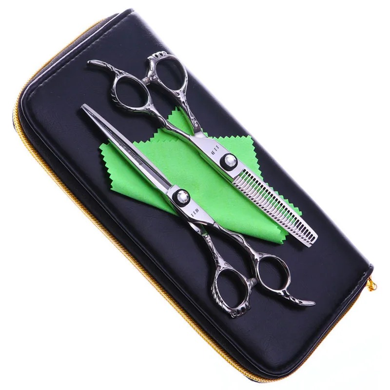 

6'' Pet Scissors Dog Grooming Cutting+Thinning Shears Kit for Animals Japan440C High Quality Personality Styles