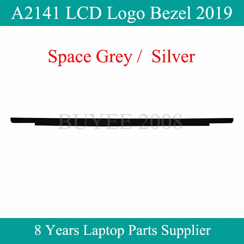 

3PC Original 16" A2141 LCD Screen Glass Logo Bezel 2019 Year For Macbook Pro A2141 Front Glass Logo Trim Cover Space Grey Silver