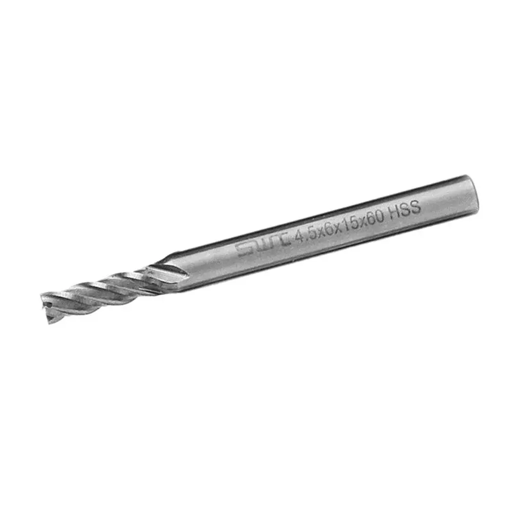 10Pcs/set High Precision HSS Metal Cutter CNC Cobalt 1.5-6mm 4 Flutes Aluminum Milling Tool Key Seater Router Bit For Engraving