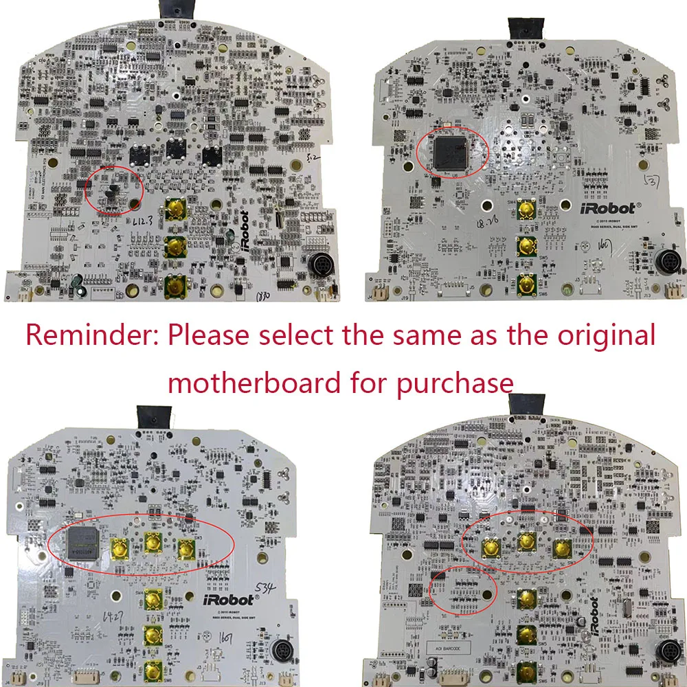 PCB Motherboard For iRobot Roomba 500 600 series Vacuum Cleaner Replacement PCB Circuit Board Mainboard With Timing Function