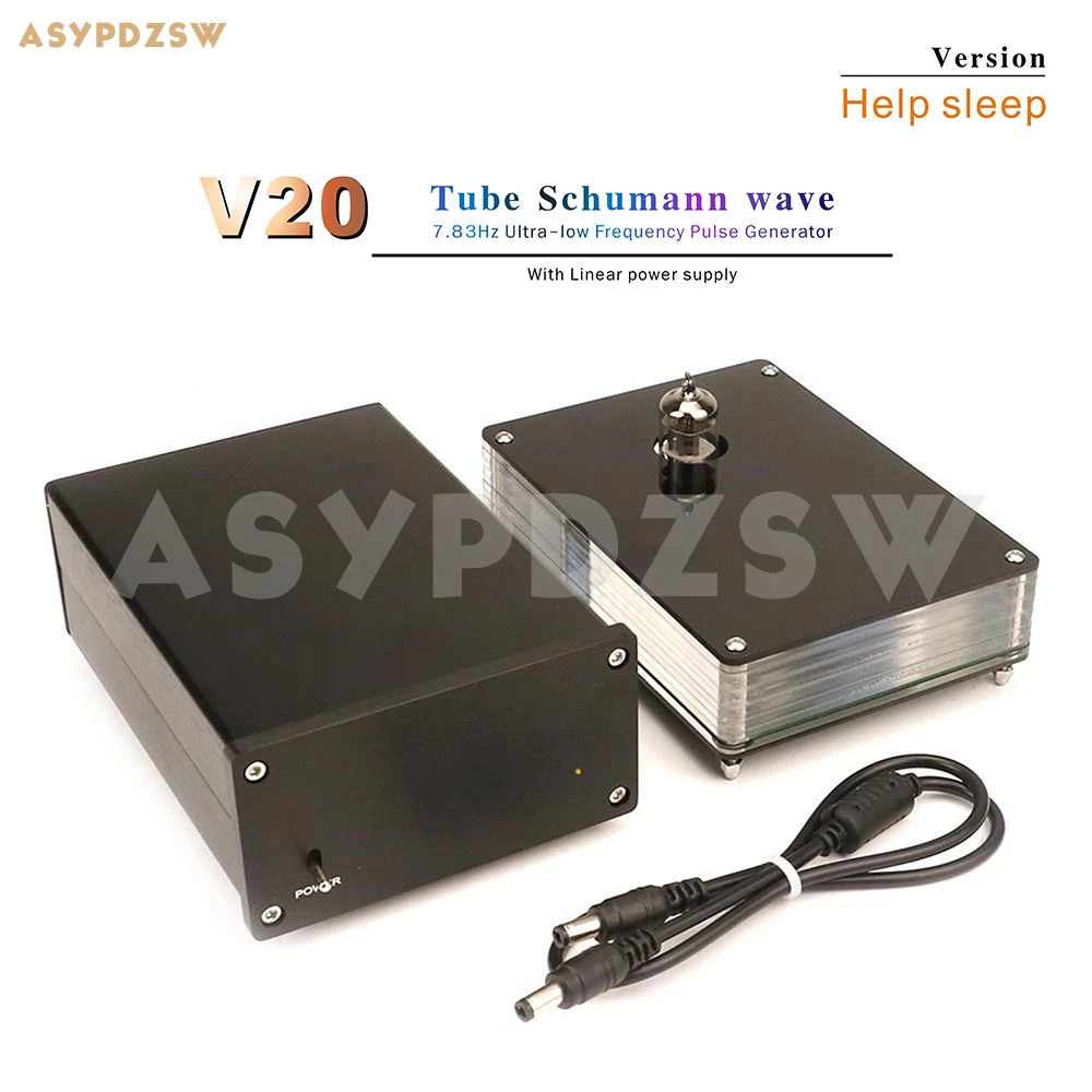 

Help sleep version V20 Tube Schumann wave 7.83Hz Ultra-low Frequency Pulse Generator with Linear power supply