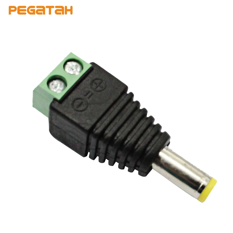 10 PCS female DC Power Jack & Plug Screw-on Wire Connector for cctv camera system