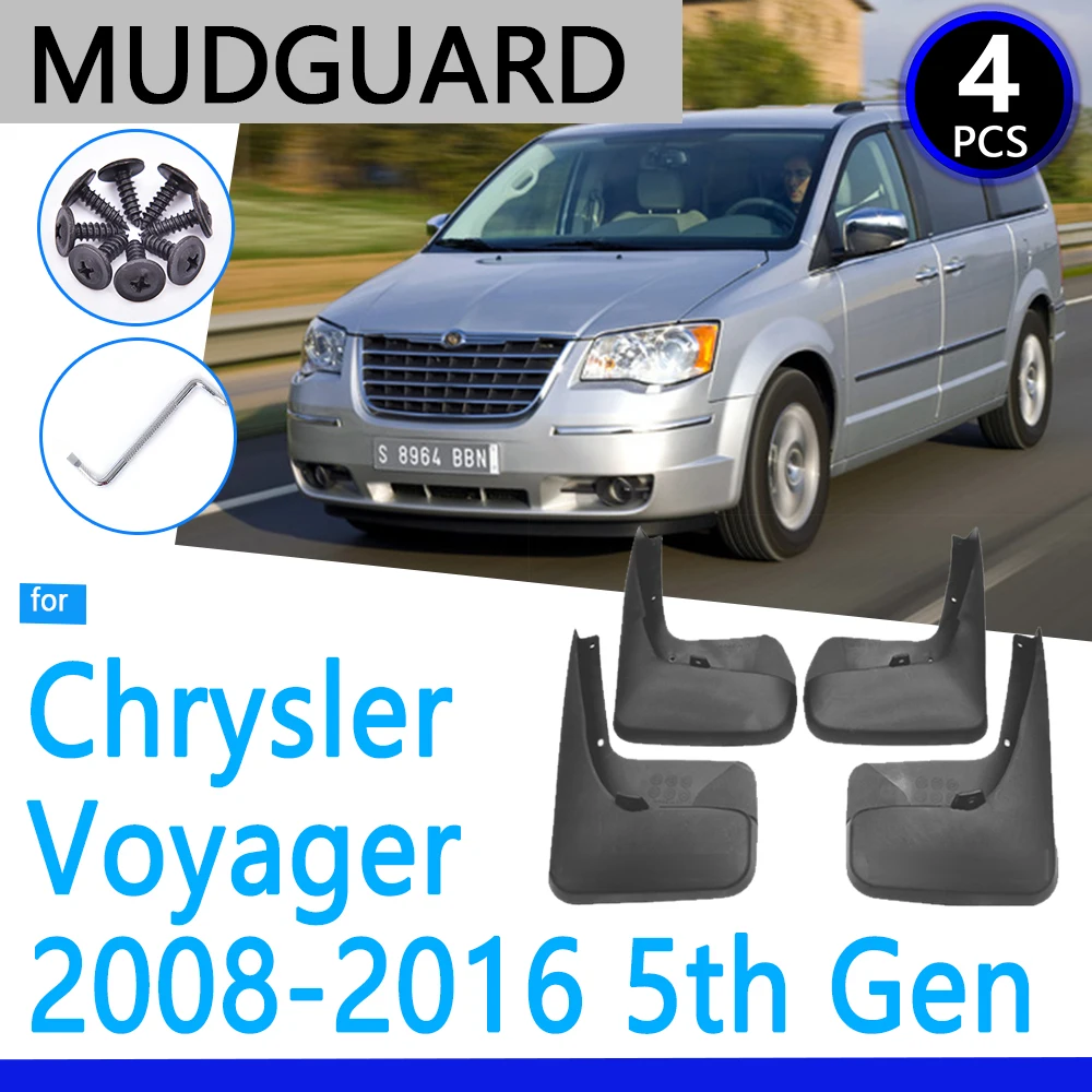 

Mudguards fit for Chrysler Voyager 2008~2016 2009 2010 2011 2012 2013 2014 Car Accessories Mudflap Fender Auto Replacement Parts