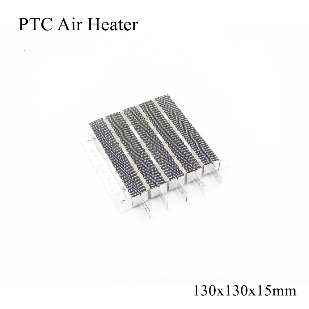 130x130x15mm 36V 48V 60V 220V 1000W 1500W PTC Heater Ceramic Thermistor Air Heating Mini Outdoor Heaters Induction Aquarium Car