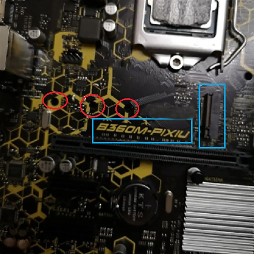 สำหรับ ASUS M.2 B360/B450ยึดเครื่องมือมือเมนบอร์ดตัวยึดไนลอน