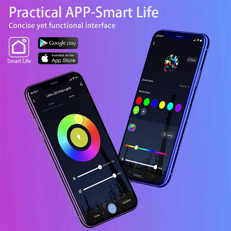 Alexa LED Light Strips, RGB 5050, 5V, USB, TV BackLight, Lamp, New, 5m