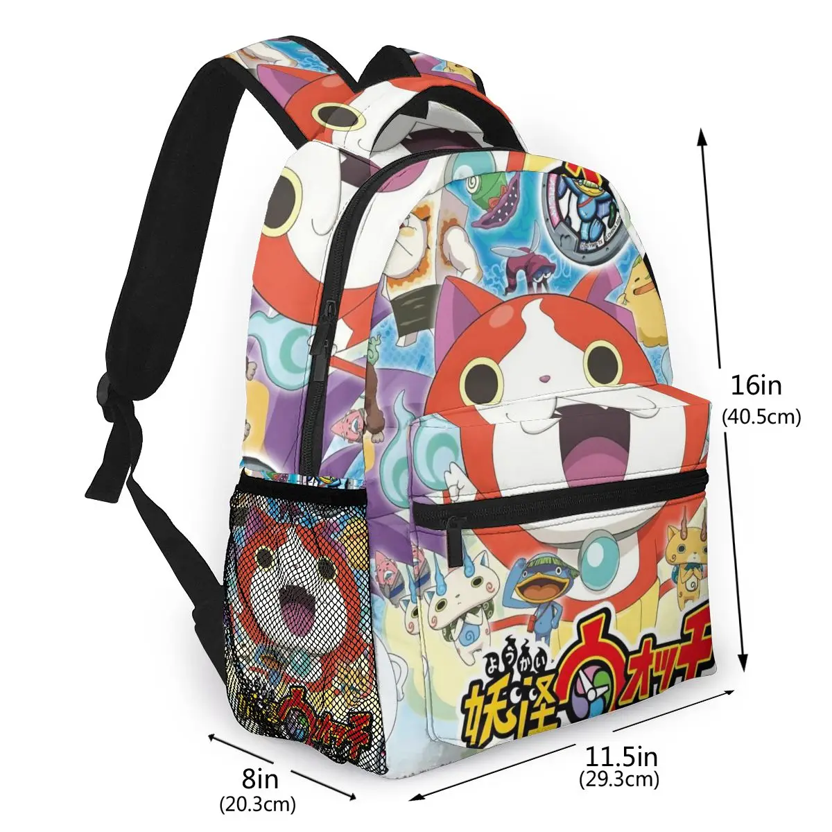 Yo Kai Watch Backpack for Girls Boys Travel RucksackBackpacks for Teenage school bag