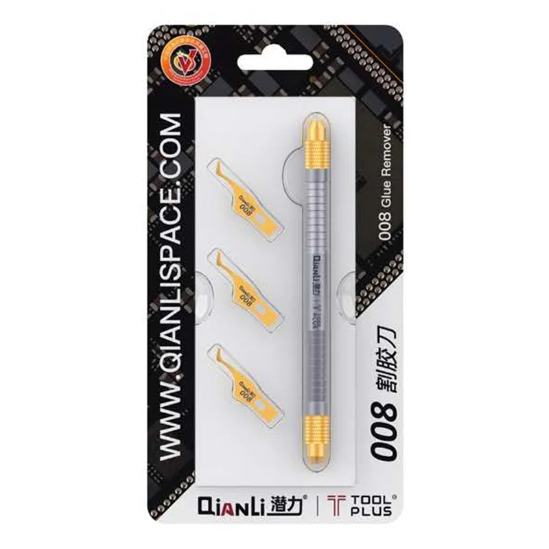 Qianli multifunzionale 007 008009Plus coltello per la rimozione della colla IC BGA NAND CPU Edge colla per la pulizia Scrapper per la riparazione della scheda madre del telefono