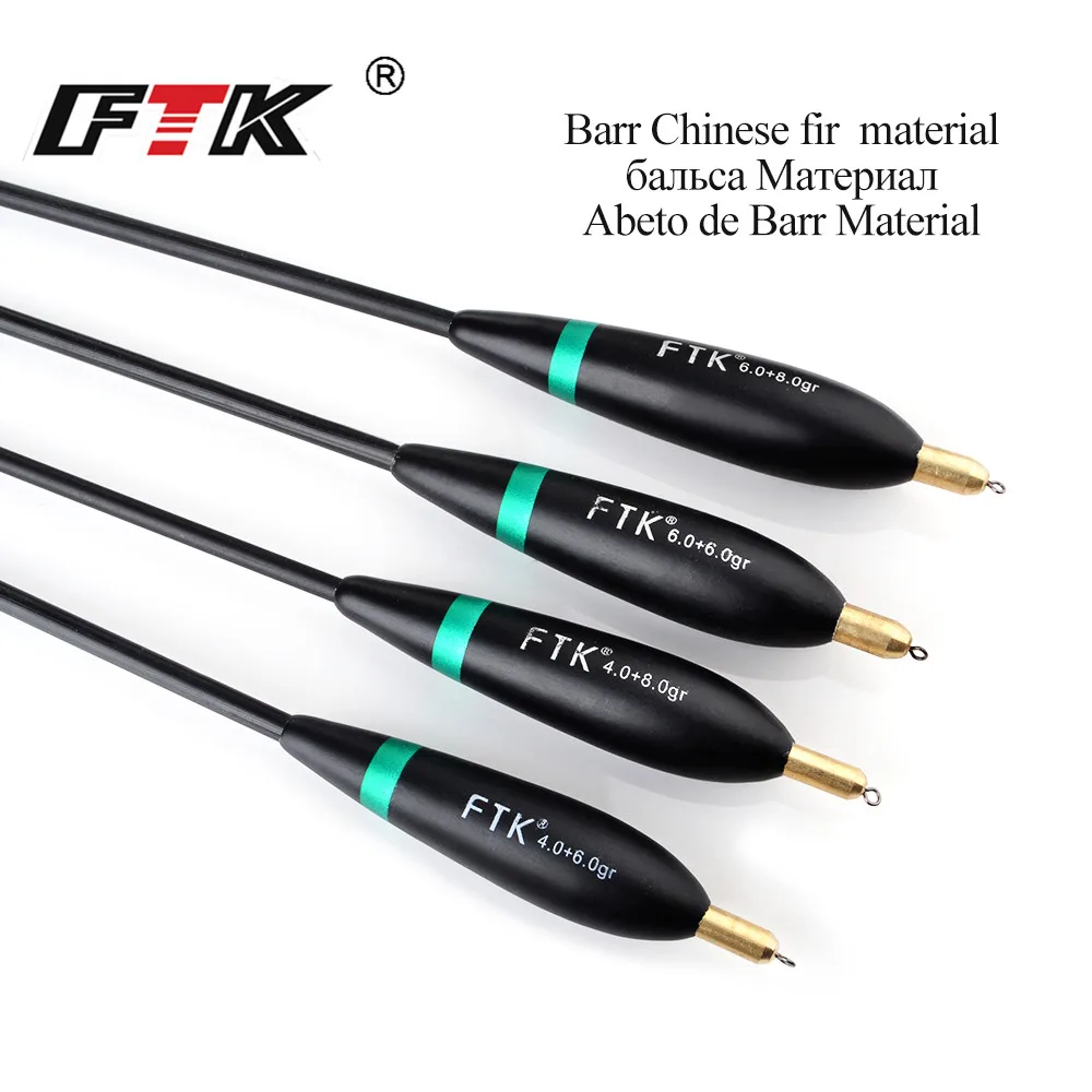 FTK Barguzinsky Flotador de abeto tricolor para carpa - imagen 4